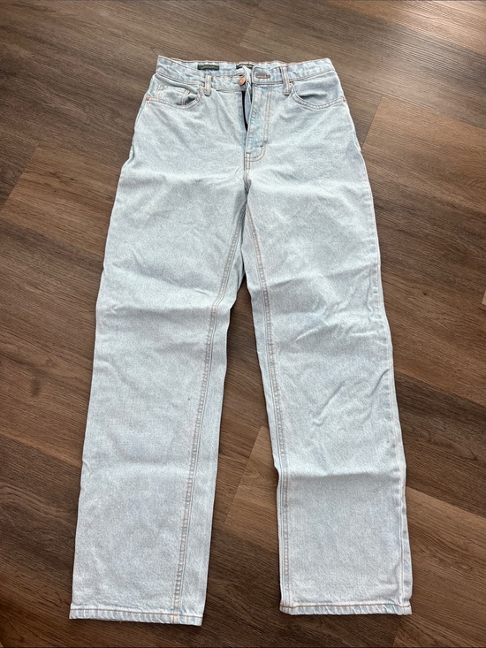 wild fable Denim - wild fable Light Blue Relaxed Glitter Straight Jeans